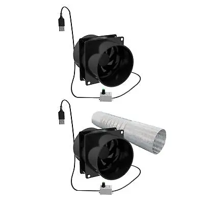 Exhaust Fan Portable Fan Bathroom Window Ventilation Fan • $16.31