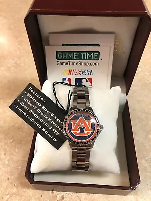 Woman's Auburn University Tigers Game Time Series Steel Watch • $34.99