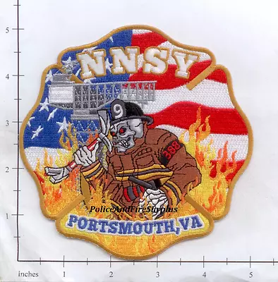 $3.85 • Buy Virginia - Portsmouth Norfolk Naval Ship Yard VA Fire Dept Patch