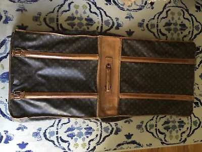 Vintage Louis Vuitton Monogram Folding Garment Bag Luggage Travel Damaged Read • $735