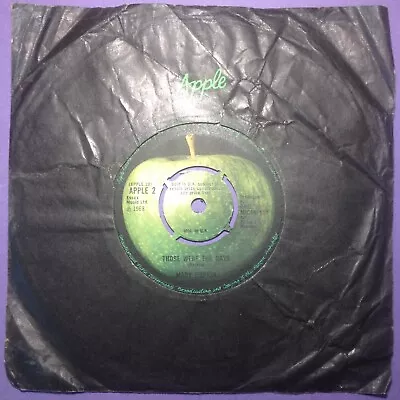 Mary Hopkin - Those Were The Days (7  Single) APPLE 2 • £3.79