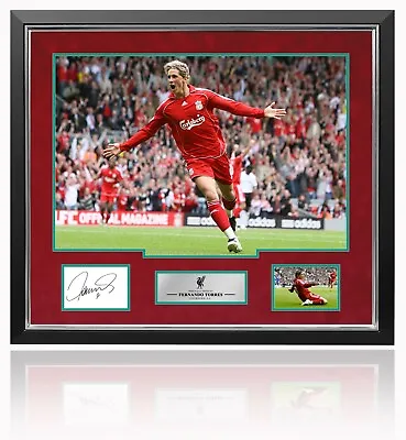 £299.99 • Buy Fernando Torres Liverpool Signed Photo Display With Certificate Of Authenticity