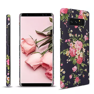 For Samsung Galaxy S9 / S8 Cute Hard Rugged Pattern Flower Phone Slim Case Cover • $11.39