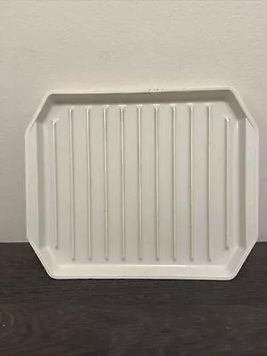 Nordic Ware 8” X 9-3/4” Compact Bacon Rack Microwave White NEW (no Box) • $14