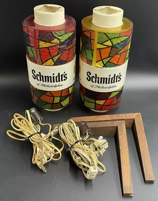 Vintage Schmidt's Of Philadelphia 12  Wall Hanging Sconce Lights - Set Of 2 • $199