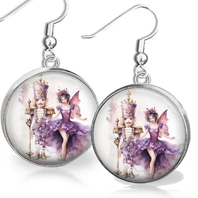 Nutcracker Ballet Sugar Plum Fairy Earrings Performance Keepsake Holiday Jewelry • $13.95