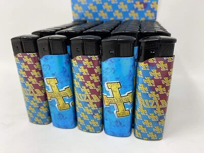 £10.99 • Buy 50 X Electronic Refillable Lighters Adjustable Flame Gas Lighter