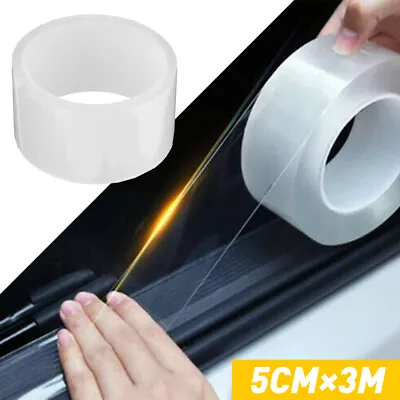 Car Transparent Sticker DIY Sill Door Edge Protector Guard Strip Film 3M Decal • $8.99