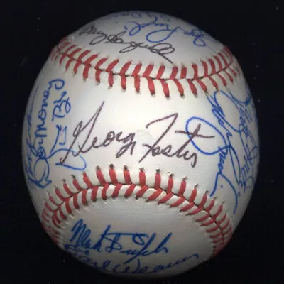 Kent  Teke  Tekulve - Autographed Signed Baseball With Co-signers • $900