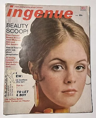 Ingenue Teen Magazine July 1968 Fashion Beauty Vintage Preowned • $15