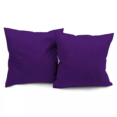 Microsuede Throw Pillows - Down Feather Filled - Modern Light Purple - Set Of 2 • $39.95