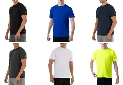 Russell Men Jersey Short Sleeve Dri-Power 360 Moisture Wicking T-Shirt Anti-Odor • $6