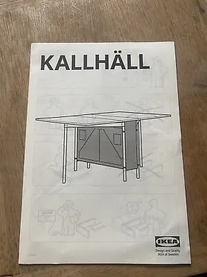 Ikea Kalhall Folding Dining Table And 3 Chairs • £95