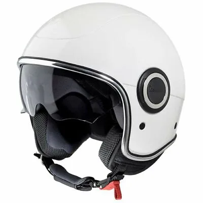 PIAGGIO 605917MM Approved Helmet Vespa VJ1 M 57-58CM White With Visor Open • $269.56
