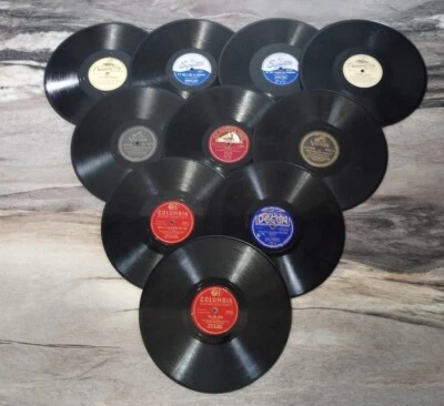 $25.99 • Buy Random Lot Of 10 JAZZ, BIG BAND, POPULAR VOCALS 78 RPM Records Various Artists 