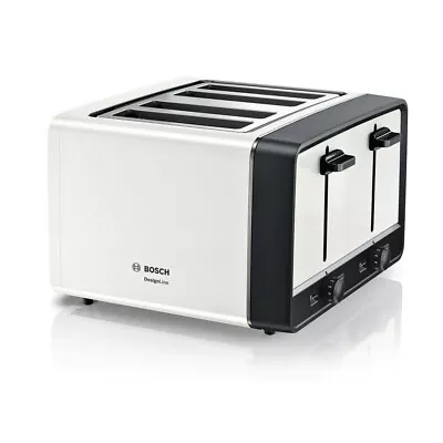 £69 • Buy Bosch 4 Slice Toaster In White | TAT5P441GB | Brand New | 2 Years Warranty