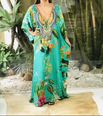 Silk Kaftan Dress • $55