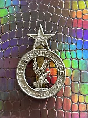 Original Obsolete Ghana Police Badge • £5