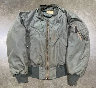 VTG 60s Air Tech B-15D Flying Jacket Bomber Flight USAF Air Force Rare Size 36 • $100