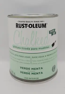 Rust-Oleum 337884 Chalked Ultra Matte Mint Green Interior Paint For Furniture • $21.95