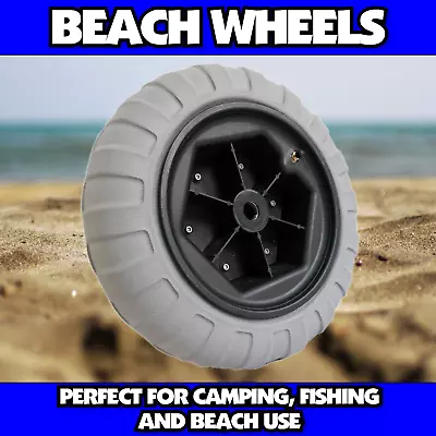 16' Balloon Beach Wheel 400mm Wheels 80kg Rating Camping Trolley Cart Beach Sand • $235