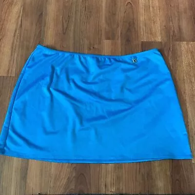 Vintage Guess Shimmer Mini Skirt Sz Large Blue • $45
