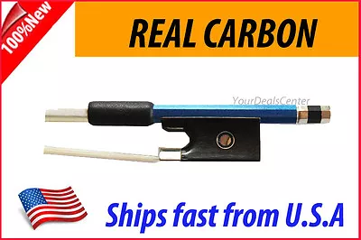 New Genuine Carbon Fiber Violin Bow 1/2 --BLUE • $37.99