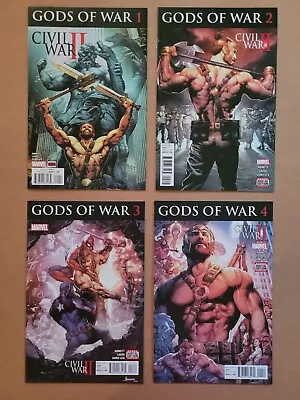 Civil War II Gods Of War 1 2 3 4 Complete 2016 Set High-Grade Marvel Lot Of 4 • $12