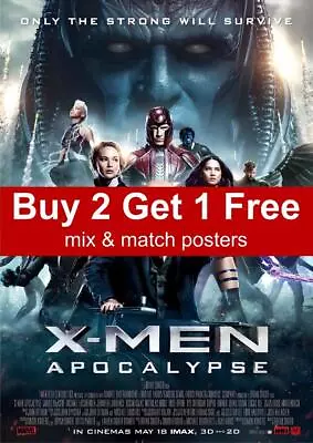 X-Men Apocalypse 2016 Movie Poster • £9.99