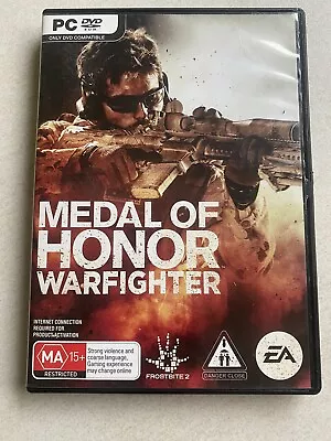 Medal Of Honor: Warfighter (PC DVD 2012) First Person Shooter VGC • $12