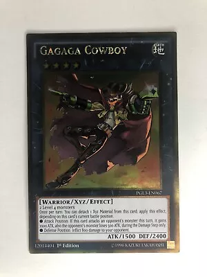 Yugioh Gagaga Cowboy Premium Gold Rare Pgl3-en067 1st Edition Nm  • $4.95