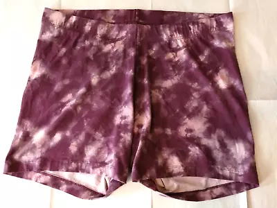 Old Navy Womens Shorts XXL Tie Dye Purple Athletic Running Workout Training Gym • $15.99