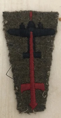 £0.99 • Buy WW2 British Army 1st Anti-Aircraft Division Formation Sign Cloth Patch