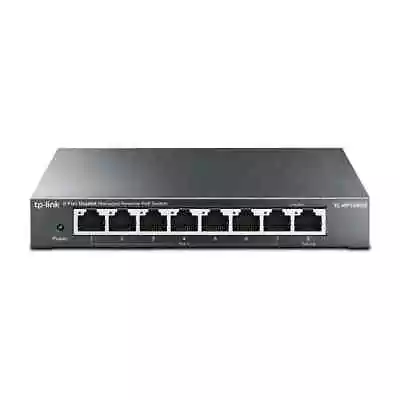 TP-Link Network Switch 8-Port Gigabit Managed Rev.rse PoE  Power Over Ethernet • £48.57