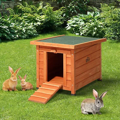 Alopet Cube Rabbit Hutch Wooden Cage Chicken Coop House Enclosure Outdoor Indoor • $62.91