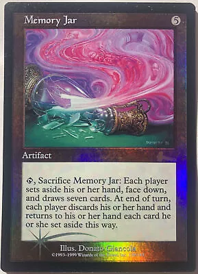 MTG Magic The Gathering Memory Jar (129/143) Urza's Legacy Nm FOIL Gradable • $610