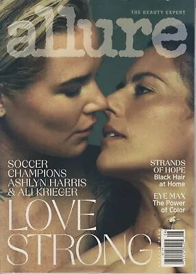 Allure August 2020 Soccer Champions Ashlyn Harris & Ali Krieger Love Strong   (M • $11.20