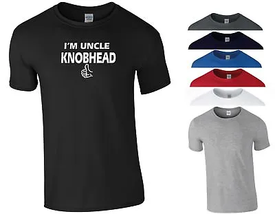 Uncle Knobhead T Shirt Funny Rude Party Dress Birthday Christmas Gift Men Top • £10.99