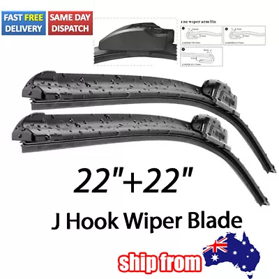 2X / Set Front Windscreen Wiper Blades For2004~2016 Land Rover Discovery 3 / 4 • $17.89