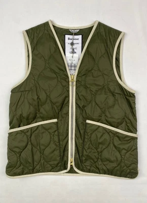 $237.69 • Buy Barbour Alexa Chung Quilted Khaki Vest Women's UK16 US12