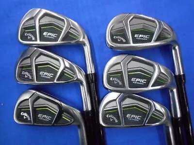 Callaway EPIC STAR Irons #5-9.P(6Clubs)/SPD/Flex:R/Iron Set • $714.90