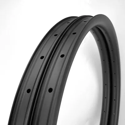 SALE Premium 40mm Width Carbon Fiber 27.5  MTB Clincher Bike Rim Tubeless 1PAIR • $229