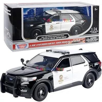 2022 Ford Police Utility 1/24 LAPD Los Angeles Police Department Motormax 76994 • $20.99