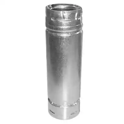 DuraVent Pelletvent 4 X 24 In. Double-Wall Chimney Stove Pipe Galvanized Steel • $36