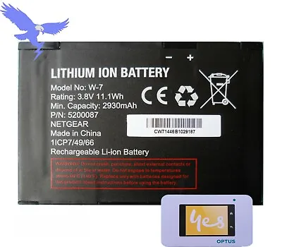 Replace Battery For Optus 4G AC800S Modem Netgear 800S W-7 • $20.90