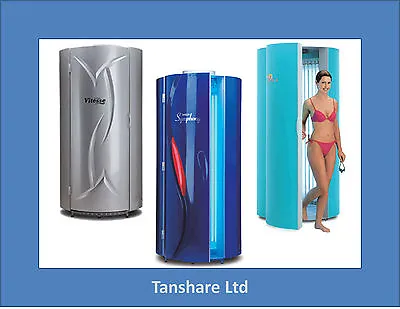 Commercial Tansun Stand Up Sunbed Vertical Tanning Symphony Brand 250w New Lamps • £2800