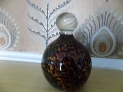 Mdina Glass Paperweight Mottled Colours Signed  • £7.99