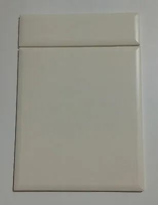 Kitchen Unit Cabinet Door & Drawer Fronts Light Matt Cream Chamfered Edge Around • £27.10