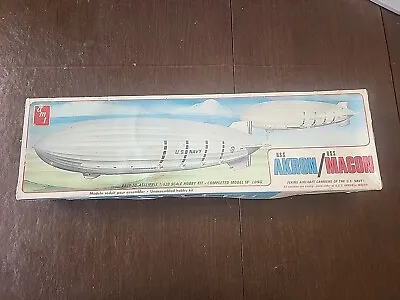 AMT  USS Akron Macon Vintage Airship Flying Aircraft Carrier Kit #T572 (TF) • $49.99