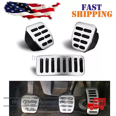 $12.29 • Buy Car Clutch Gas Brake Foot Pedal Cover For VW Bora Golf MK3 MK4 Vento Lupo Polo